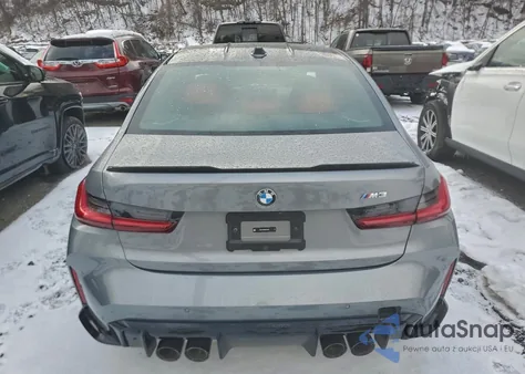 2025 BMW M3 z USA, uszkodzony, nr VIN WBS13HJ08SFU05282